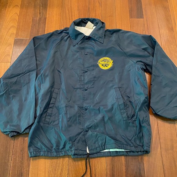 Other - VINTAGE Air Force One Satin Jacket 80s Large USA